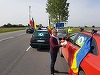 Peste 250 de maşini participă la marşul de protest organizat pe traseul Iaşi-Bucureşti, cerând construcţia de autostrăzi