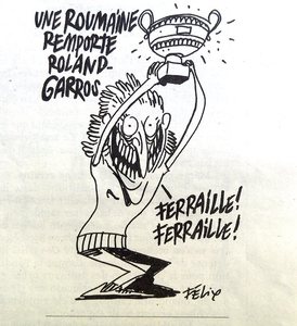 Federaţia Asociaţiilor de Români din Europa depune plângere împotriva Charlie Hebdo pentru caricatura referitoare la Simona Halep