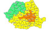 Avertizări cod galben şi portocaliu de furtuni şi inundaţii, zeci de judeţe fiind vizate; se vor înregistra cantităţi de precipitaţii ce pot ajunge la 70 de litri pe metru pătrat