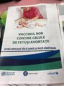 Pliante antivaccinare, cu mesaje precum "Vaccinul ROR conţine celule de fetuşi avortaţi"; MS: Vaccinurile sunt sigure şi eficace, vom face demersuri ca iniţiatorii campaniei de dezinformare să răspundă pentru faptele lor