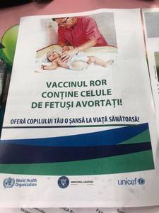 Ministerul Sănătăţii a depus plângere penală împotriva celor care au folosit însemnele instituţiei pe pliante împotriva vaccinării