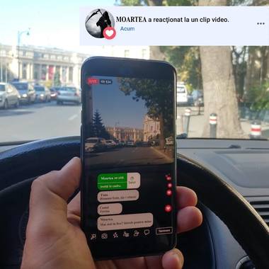 MAI avertizează asupra pericolului filmărilor live la volan: Nu sunteţi cu nimic mai cool dacă vă filmaţi în timp ce conduceţi, opriţi nebunia asta