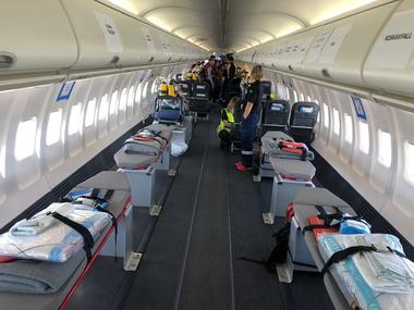 Exerciţiu Seism 2018: O aeronavă suedeză, transformată în salon medical de terapie intensivă -VIDEO