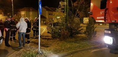 Fiul lui Miron Cozma, implicat într-un accident rutier la Timişoara. Avea o alcoolemie de 1,25 la mie în aerul expirat - FOTO

