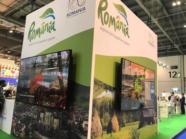 Filme despre destinaţii turistice, o călătorie virtuală prin România şi creaţii ale unui pictor din Bucovina, la standul promovat de Ministerul Turismului la Londra, la cea mai mare expoziţie de turism din lume