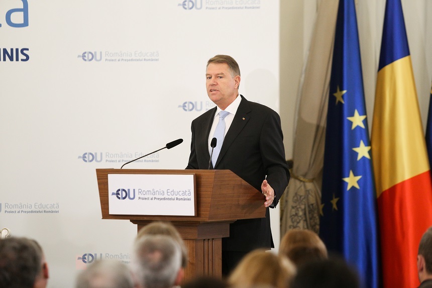 Preşedintele Iohannis a lansat proiectul ”România educată”: Să pregătim generaţiile de tineri pentru ce va fi în viitor, nu pentru cum a fost când am fost noi elevi, sau studenţi, sau miniştri VIDEO