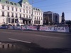 Câteva zeci de maşini de la Iaşi, în drum spre Bucureşti, pentru a participa la protestul din Piaţa Victoriei