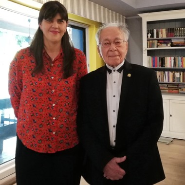 Mihai Şora, după o întâlnire cu Codruţa Kovesi: N-am avut nevoie de prea multe cuvinte pentru a trăi o bucurie comună şi încrederea că vom scăpa de cangrena numită corupţie, de cei care, aflaţi în funcţii publice, o întreţin sau o provoacă