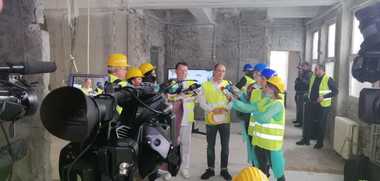 Unitate pentru mari arşi, în construcţie la Spitalul "Bagdasar Arseni" / Primarul Băluţă se declară convins că va fi funcţională până la sfârşitul anului