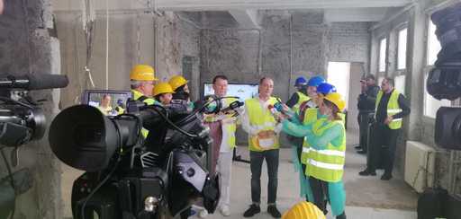 Unitate pentru mari arşi, în construcţie la Spitalul "Bagdasar Arseni" / Primarul Băluţă se declară convins că va fi funcţională până la sfârşitul anului