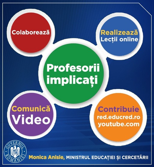 Ministerul Educaţiei face un apel către profesori să contribuie cu resurse educaţionale deschise, încărcate într-un spaţiu virtual, de unde pot fi accesate de elevi