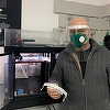 Echipamente de protecţie sanitară realizate cu ajutorul imprimantelor 3D la Universitatea Dunărea de Jos din Galaţi  - FOTO