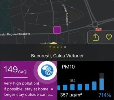 Firea: Poluare extremă în Bucureşti! Trafic nu e, şantierele sunt închise, nu mai e Lăsatul Secului când se ard prin curţi diferite deşeuri... deci, ce e? Cine ne omoară mai tare decât coronavirusul?