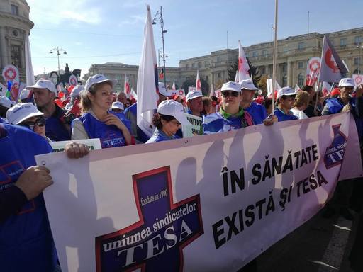Uniunea TESA din Sănătate reclamă discriminarea a peste 70.000 de salariaţi din sistem: Suntem cei fără de care niciun spital nu ar putea funcţiona, dar suntem şi cei care tot timpul sunt ignoraţi, uitaţi şi permament discriminaţi