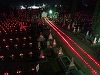 Aproape 18.000 de candele, aprinse în cimitirele din Râmnicu Vâlcea de angajaţii Pieţe Prest şi voluntarii parohiilor/ Primar: Am avut ideea de a aduce o alinare în sufletele celor care nu vor putea face un astfel de gest - FOTO