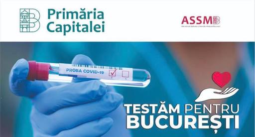 Peste 3.000 de bucureşteni s-au înscris pentru a fi testaţi pentru noul coronavirus, în cadrul proiectului "Testăm pentru Bucureşti"