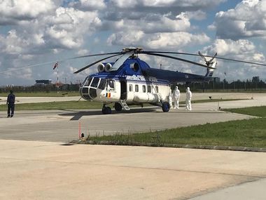 Departamentul pentru Situaţii de Urgenţă: Trei pacienţi cu coronavirus, în stare gravă, transferaţi de la Târgovişte spre două unităţi medicale, ca urmare a atingerii capacităţii maxime de internare