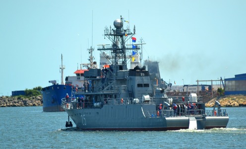 O navă militară românească va executa misiuni NATO în Marea Neagră 