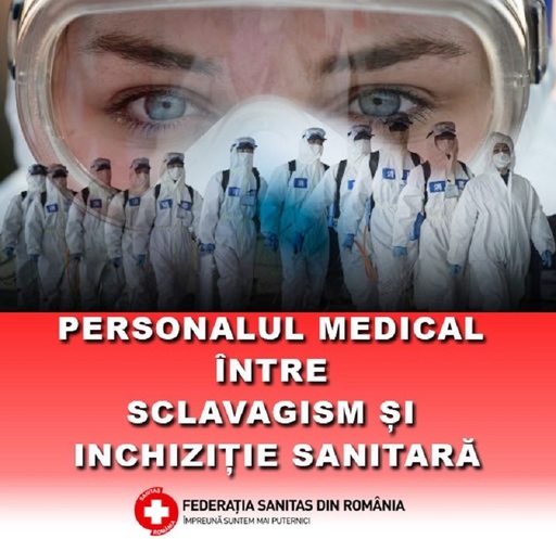 Federaţia SANITAS, despre legea carantinei şi izolării: Atât guvernanţii, cât şi parlamentarii, indiferent de culoarea politică, au pus mână de la mână şi au încărcat fără discernământ desaga şi aşa plină de responsabilităţi a salariaţilor din sănătate