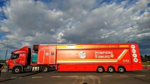 O unitate de terapie intensivă mobilă pentru pacienţii cu COVID- 19 a ajuns la Galaţi - FOTO, VIDEO