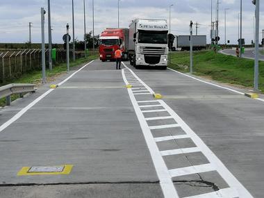 CNAIR: Patru sisteme de cântărire moderne, pentru autovehicule, instalate la punctul de trecere a fontierei Calafat