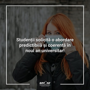 Studenţii solicită universităţilor să publice cu cel puţin 14 zile înainte de începerea anului universitar scenariul ales pentru reluarea cursurilor şi modalitatea de implementare a acestuia şi să fie consultaţi pe acest subiect
