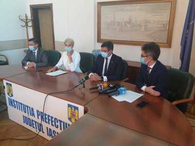 Turcan, la Iaşi: Dacă achiziţiile s-au făcut legal, atunci ar putea foarte uşor să beneficieze de finanţare pentru acest spital mobil/ Prefectul afirmă că a cerut instituţiilor să sprijine CJ: Mi-au dat răspunsuri hilare - "Nu avem nicio cerere"