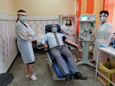 Şeful Inspectoratului de Jandarmi Argeş, vindecat de COVID-19, a donat plasmă