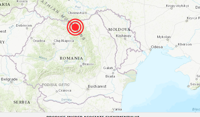 Cutremur cu magnitudinea 3,2, în judeţul Suceava