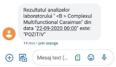 Plângere la Poliţie şi la DIICOT după ce pacienţi ai Complexului Medical Caraiaman au primit SMS-uri prin care erau anunţaţi că au fost diagnosticaţi cu COVID-19. Primarul Dan Tudorache: Bănuiesc că după alegeri se va afla cine e în spatele incidentului