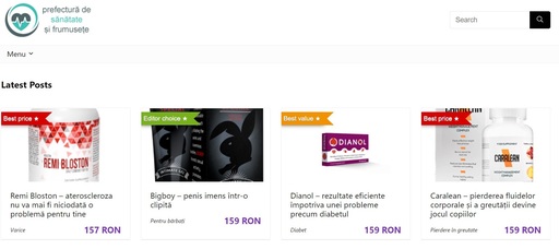 Pe site-ul Prefecturii Capitalei, la secţiunea „situaţii de urgenţă” apare o trimitere la un site cu produse naturiste pentru sănătate, inclusiv destinate îmbunătăţirii vieţii sexuale | FOTO