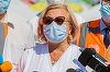 Carmen Dorobăţ, despre spitalul de la Leţcani: Este un spital de campanie, dar în ceea ce priveşte utilităţile, funcţionarea bună a căldurii sau a reţelei electrice, s-au făcut evaluări de către specialişti aduşi de DSP