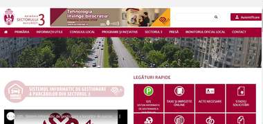 Serviciile electronice puse la dispoziţie de Primăria Sectorului 3, suspendate pentru mentenanţă