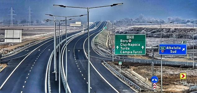 Lotul 1 al Autostrăzii Sebeş-Turda, care are aproape 15 kilometri şi care trebuie finalizat în 2016, deschis traficului - FOTO