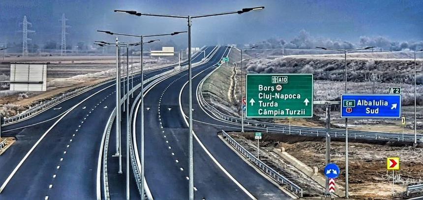 Lotul 1 al Autostrăzii Sebeş-Turda, care are aproape 15 kilometri şi care trebuie finalizat în 2016, deschis traficului - FOTO