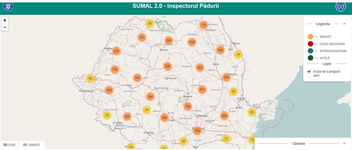 A fost lansată noua versiune a aplicaţiei Inspectorul Pădurii