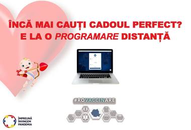 Comitetul de coordonare a vaccinării, mesaj de Valentine's Day: Încă nu ai găsit cadoul perfect? Programează-ţi jumătatea la cele două întâlniri salvatoare

