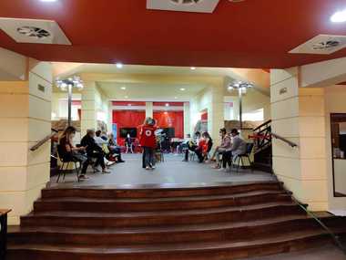 Sibiu: Peste 300 de persoane, vaccinate în cadrul Summit-ului Muzical al Vaccinării, la Sala Thalia din Sibiu - FOTO