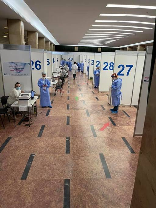 Peste 9.700 de persoane, vaccinate la Maratonul de la Bucureşti, cele mai multe la Sala Palatului / 806 persoane, imunizate cu serul Johnson & Johnson