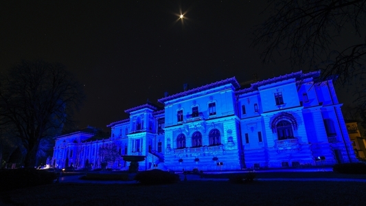 Palatul Cotroceni va fi iluminat în turcoaz, pentru a marca Ziua Internaţională de Conştientizare a Bolii Batten