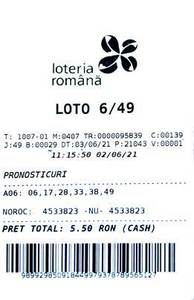 Câştigătorul marelui premiu la Loto 6/49, în valoare de peste 2,9 milioane de euro, şi-a ridicat câştigul