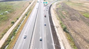 UPDATE - CNAIR: S-a deschis circulaţia pe bretelele 3 şi 4 ale nodului rutier Sebeş - VIDEO