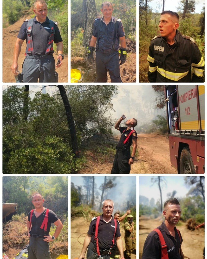 Pompierii români au fost lăudaţi în presa din Grecia: Viteza, organizarea, meticulozitatea şi reflexele instinctive sunt uimitoare. Practica lor nu este doar admirabilă, ci este o oglindă a unei ţări dezvoltate