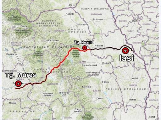 Mişcările civice din Moldova susţin că studiul de fezabilitate pentru tronsonul de autostradă Târgu Mureş - Târgu Neamţ a fost respins de CNAIR: Viitorul A8 este în suspensie/ CNAIR: Studiul de fezabilitate revizuit, transmis până la finele lunii octombrie