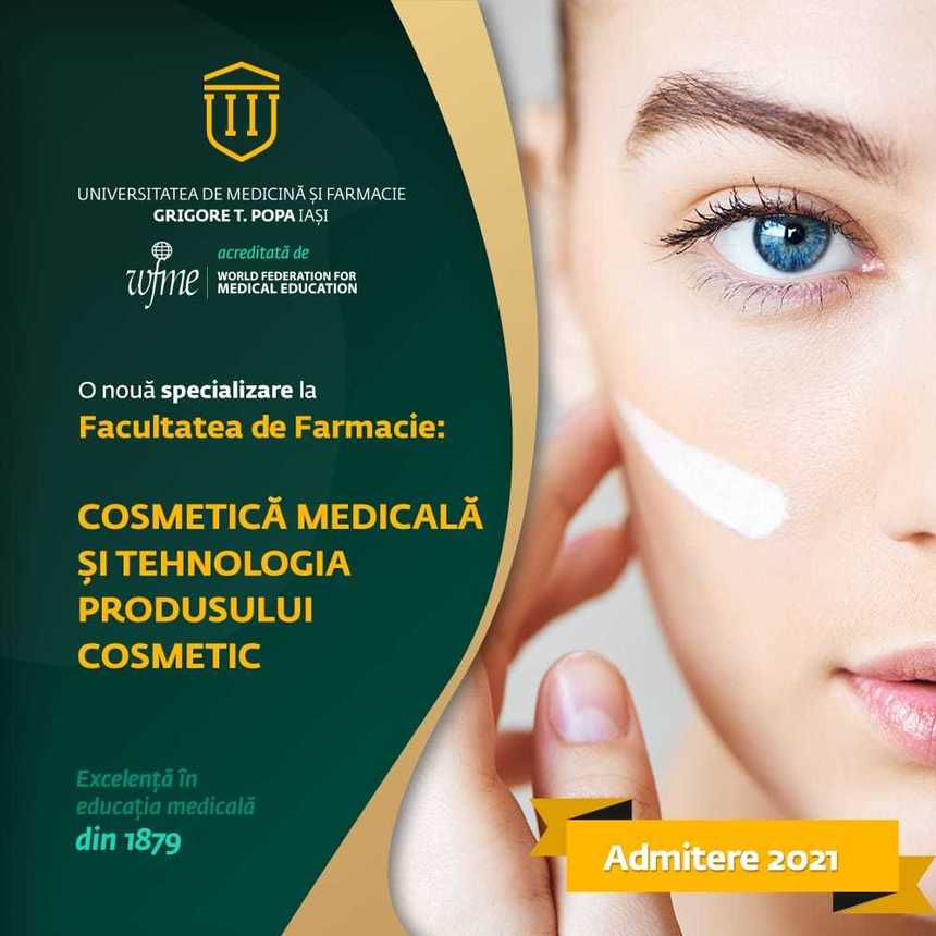 Specializarea Cosmetică medicală a fost înfiinţată în premieră la UMF Iaşi. Rectorul universităţii: Există un interes tot mai mare pentru produse cosmetice şi pentru servicii cosmetice de calitate