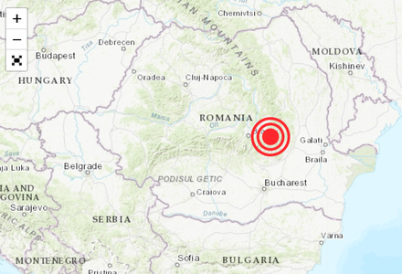 UPDATE - Cutremur cu magnitudinea de 4 în judeţul Buzău