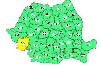 UPDATE - Intensificări ale vântului, până vineri dimineaţă, în sudul, estul, nord-vestul şi centrul ţării/ Cod galben de vânt puternic, în Caraş-Severin/ Vreme deosebit de rece în weekend şi ploi în jumătatea de sud a ţării