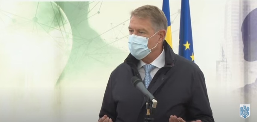 Klaus Iohannis: Eu zic că masca trebuie purtată tot timpul până se vaccinează destui până la finalul acestei pandemii