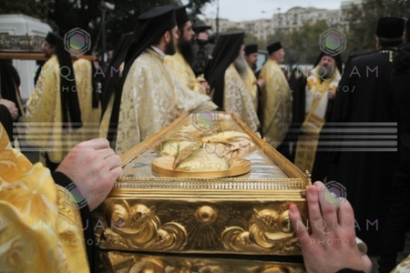 Patriarhia Română: Sfântul Dimitrie cel Nou, sărbătorit cu respectarea măsurilor de protecţie igienico-sanitare. Sfintele moaşte, aşezate în pridvorul Catedralei Patriarhale