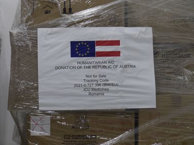Mai multe tipuri de medicamente, aflate în stocurile Austriei, au fost oferite României prin Mecanismul European de Protecţie Civilă 
